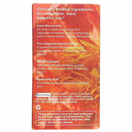 Collagen Booster with Hyaluronic Acid & Resveratrol, RVN